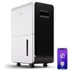 Klarstein DryFy Grand Smart 70L Deumidificatore, 70L/24h, Wi-Fi App, Serbatoio 8L, Timer 24h, Deumidificatore Portatile per Casa 60-90m², Allarme & Spegnimento Automatico, Bianco