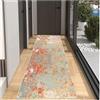 BORKOY Tappeto Passatoia Lungo 1 metri Arancione Antiscivolo - Tappeto Cucina Corridoio Lavabile Morbido per Soggiorno Entrata Interna Camera da Letto Balcone (Superficie Assorbente) 40x100cm