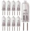 UGEFKMQ Lampadina Alogena A Capsula G6.35 24V 50W 2 Pin Lampade Alogene Gy6.35/G6.35 Base Dimmerabile 10Pc 75W
