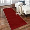 Siunwdiy Tappeto Passatoia Cucina Bordeaux 1.6 Metro Antiscivolo Lavabile Geometrico Tappeto Runner Corridoio Pelo Corto per Soggiorno Camera da Letto Ingresso Bagno, Contemporaneo ，60x160 cm