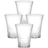 mille idee Set 12 Bicchieri In Vetro Bicchiere da Osteria Infrangibile 21 cl
