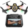TOPBLASTERBOX H11 GPS Drone con Telecamera 4K Professionale (Radiocomando con Schermo) FPV RC