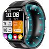 iSo Tech Smartwatch Uomo Donna con Pressione Sanguigna e ECG, 2,06" AMOLED Orolo