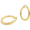 Elegant Jewel Box - Takis Pavlopoulos & Elegant jewel box Women Gold 3mm Hoop earrings in 18k Solid gold, Classic K18 Gold hoops, Collection of different size hoops in 18K solid Gold, Unique gift