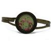 Handmade Braccialetto fenicotteri rosa resina ottone bronzo 20 mm regali personalizzati Natale amici madre compleanno cerimonia matrimonio festa della mamma