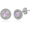Meissa Orecchini viola donna Orecchini con pietre di nascita Pietra Gioielli donna argento Anallergici Borchie