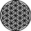 Stileitaliano Fiore della vita 3D originale vero legno decorazione murale adesiva design casa parete muro yoga energia purificatore