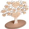 Faltec Albero della Vita in Legno Personalizzato con Nomi e Dedica, Regalo per Maestre, Mamma, Compleanno, Nozze d'Oro, Cresima, Comunione - idea regalo personalizzata