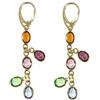 Handmade Linea Italia Gioielli - collezione Luccico - Orecchini da Donna in Argento 925 Placcati oro 18KT e Swarovski® Elements - Made in Italy
