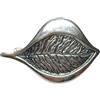 Empress Jewelry Spilla a Foglia in Argento Sterling, 22x34mm, 925 Marchiata, Senza Nichel, Fatta a Mano, Peso: 4,30 g