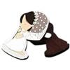 Albalù Magnete Bomboniera Comunione Bambina in Legno a Tema Bimbi, Calamita Confettata Segnaposto Prima Comunione, Misura Piccola 3x3 cm