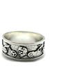 Empress Jewelry Anello in argento 10mm solido 925 Teschio e bici R001957 Empressjewellery