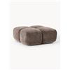 Westwing Collection Poggiapiedi da divano Tayla - Marrone