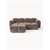 Westwing Collection Divano componibile 2 posti con poggiapiedi sinistro/destro Tayla -