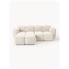 Westwing Collection Divano componibile 2 posti con poggiapiedi sinistro/destro Tayla -
