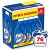Dash Detersivo Lavatrice Liquido, 76 Lavaggi (4 x 19), Salva Colore, Maxi Formato, Pulizia Profonda, Per Tutti I Capi