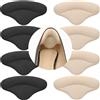 MUKIFINE 4 paia di cuscinetti per tallone, per scarpe larghe, cuscinetti per tallone, inserti per tallone, per scarpe troppo grandi, uomini e donne, ultra lenitive, protezioni per tallone per dolore al