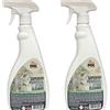 Generic Detergente per lapidi commemorativa, 750 ml, di qualità superiore, ripristina la bellezza originale e rimuove lo sporco e il muschio dalla pietra, 2 flaconi spray da 750 ml