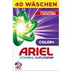 Ariel Color+ - Detersivo in polvere, 2,4 kg, 40 lavaggi, protezione del colore