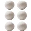 Whnbuij Set di palline per asciugatrice in lana - palline per asciugatrice in lana biologica, palline per ammorbidenti in tessuto riutilizzabili | Set di 6 palline per bucato naturale, palline per essiccatore