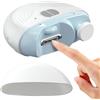 Generic Tagliaunghie Elettrici - Tagliaunghie Automatico, Tagliaunghie Elettrico Portatile | Lucidatore Per Unghie Tagliaunghie 2 In 1 Con 3 Livelli Di Velocità, Tagliaunghie Di Sicurezza Con Luce Per