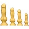 HGDTYRI Dildo a forma di animale, dildo a forma di cane, dildo anale in silicone, 4 misure tra cui scegliere, con ventosa potente, masturbatore for vagina e punto G, for coppie, donne e uomini.(S)