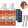 Qklovni Detergente spray per pulizia rame ottone,detergente e lucidatura per rame,detergente per rame per pentole e padelle,lucidatura per metallo per ottone,rame e acciaio inossidabile,100 ml (2pz)