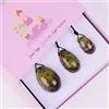 ASNAT 3Pcs / Set 100% naturale Jade Yoni Egg Kegel Esercizio, 3 uova con scatola