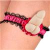 realGOOS Giarrettiera sexy con pisello in gommapiuma per la sposa alla festa hot di addio al nubilato sexy gadget per adulti 18+