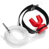 DFADSVCNM SM Bocca Plug Gag Maschera in Pelle con Dilatatore Pene Plug Piss Imbuto Bondage Sesso Orale Bocca Gag BDSM Giocattoli Erotici Sessuali for Donne Uomini Coppie(Schwarz)