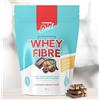 Generico Prozìs Whey + Fibre 700 gr - proteine siero del latte whey + glucomannano e fibre - Proteina dietetica a facile assimilazione - Ideale per dieta Ipocalorica - gusto Cioccolato e Nocciole