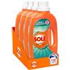 Sole Detersivo Lavatrice Igiene e Freschezza 116 Lavaggi, (4x29), Formula igienizzante, Detersivo Lavatrice Liquido Igiene e Freschezza, contro batteri e cattivo odore