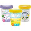 Amami BEAUTY Smapiù - set pulizia eco - Ammorbidente in Polvere superprofumato 400gr + Lavapavimenti in Polvere agrumi 400gr + Percarbonato di Sodio Attivato Profumato 500gr. Confezioni in Cartone, plastic free.