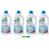 Beni Culinari 4 X Spuma Di Sciampagna Detersivo Marsiglia Detersivo Liquido Igienico con Formula Concentrata e Efficace Combattimento delle Macchie 27 Lavaggio 1215ml + Beni Culinari Portachiavi Gratis