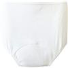Courtieyeardceastea Slip da donna in cotone lavabile per incontinenza, taglia M, colore: bianco