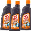 Wc Net - Professional Turbo, Disgorgante Gel per Scarichi Professionale, Agisce in 5 minuti, con Agenti Salvatubi, 500 ml x 3 Confezioni