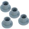 FRCOLOR 4pezzi Piedini in Gomma Antiscivolo e Resistenti per Sedia da Doccia Foro da 28,5mm, Accessori per Bagno per Ospedali e Case