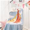 Fansu Doppio Coperta Flanella per Lettino Grande Morbide Bimbo Copertine Letto Caldo Coperte Neonato Asilo per Bambini Ragazzi Ragazze (100x140cm,Collo lungo)