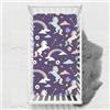 Odot Lenzuolo con angoli Lenzuola Carrozzina Neonato, Stampa di Unicorno Bambino Cotone Coprimaterasso, Lenzuola per Culla Babybay (100x135 cm,blu navy)