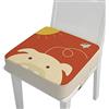 FANSU Cuscino Rialzo da Sedia per Bambini, Fansu Comodo e Facile da Pulire Smontabile Regolabile Cuscino Alzasedia per Seggioloni Cuscino Seduta per Sedia da Giardino (Maiale,40x40x10cm)
