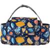 Hiseng Borsa Organizer per Passeggino, PU Universale Portatile Borsa Passeggino Organizer, Tracolla, Grande Capacità, Scomparti Multipli, Borsa Fasciatoio per Carrozzina (Frutta,35x15x11cm)