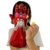 LIUQI Iron Man Infinity Gauntlet, Iron Man Glove LED with Removable Magnet Infinity Stones-3 Flash Modes Halloween Cosplay Glove