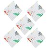 QUXVUIS Bavaglini in cotone assorbente Colori multipli morbidi e appiccicosi Asciugamano quadrato piccolo in puro cotone spesso spesso per l'ambiente e la salute, digitare+1, 25 * 25 cm