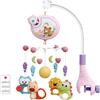 Generico Crib Mobile, Musical Nursery Mobile With Lights And Remote Control, Rotating Baby Crib Toy With Automatic Music Box, Perfect For Boys Girls, Ideal For Christmas Birthday Shower