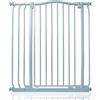 Safetots Cancelletto di Sicurezza Extra Alto con Parte Superiore Incurvata, 80cm - 89cm, Grigio Opaco, Extra Alto con 100cm di Altezza, Montaggio a Pressione per Scale, Barriera di Sicurezza