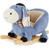 Bieco 74002190 dondolo asino animale, circa 65 x 32 x 48 cm, multicolore