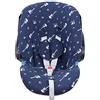 JYOKO KIDS Fodera per seggiolino auto in cotone compatibile con Cybex Aton Cloud-Q-M-2-4-5 (ATON 2, Rock Hero)