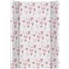 Ceba Baby® Fasciatoio Materassino per lettino - Fasciatoio neonato rigido - 70x50 cm - 2 Cunei - Cuscino Fasciatoio Lavabile per bambine e bambini - certificato Öko-Tex - Tantissimo Amore