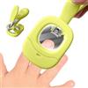 Genérico Tagliaunghie per bambini, tagliaunghie manuale con luce per bambini piccoli, forbici da taglio antiscivolo per unghie dei piedi e delle mani, per uso domestico asilo da viaggio