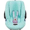 JYOKO KIDS Fodera per seggiolino auto in cotone compatibile con Cybex Aton Cloud-Q-M-2-4-5 (ATON 4, Mint Sparkles)